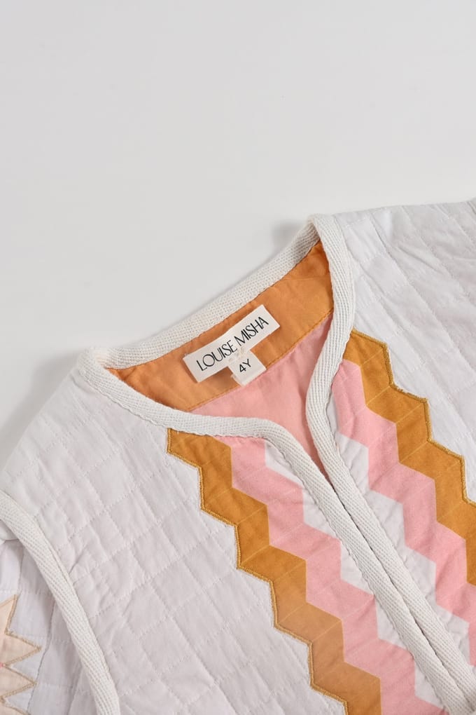 Louise Misha Jacket Ombeline Cream Taglia: 9M | Giacche Outlet | kids | Bianco