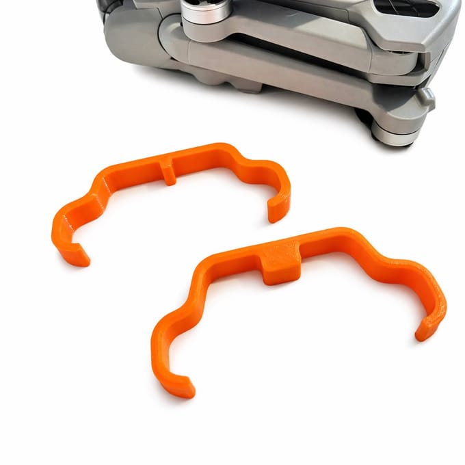 Alvora propellerhouder geschikt voor DJI Mini 3 Pro - 2-delige opbergclip voor propellers - Drone transport bescherming - Oranje