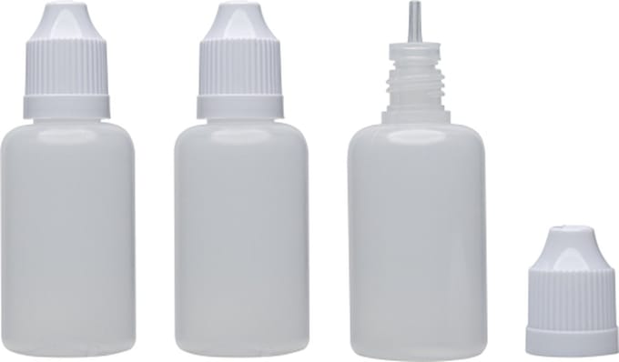 Model Craft Hobbyverf - POL1030/3 Empty Dropper Bottles - 30ml 3x Verf flesje - 3 ml