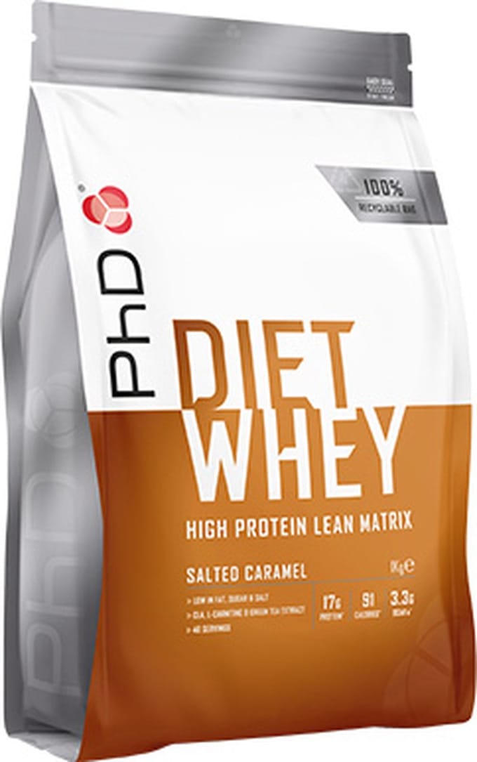 PhD Diet Whey (2000g) Salted Caramel - Eiwitten - Eiwit Mix