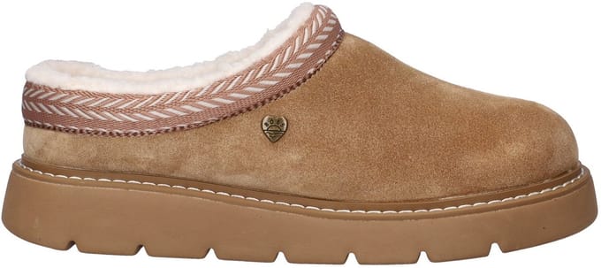 Bobs Keepsake Lite dames pantofffel - Cognac - Maat 38