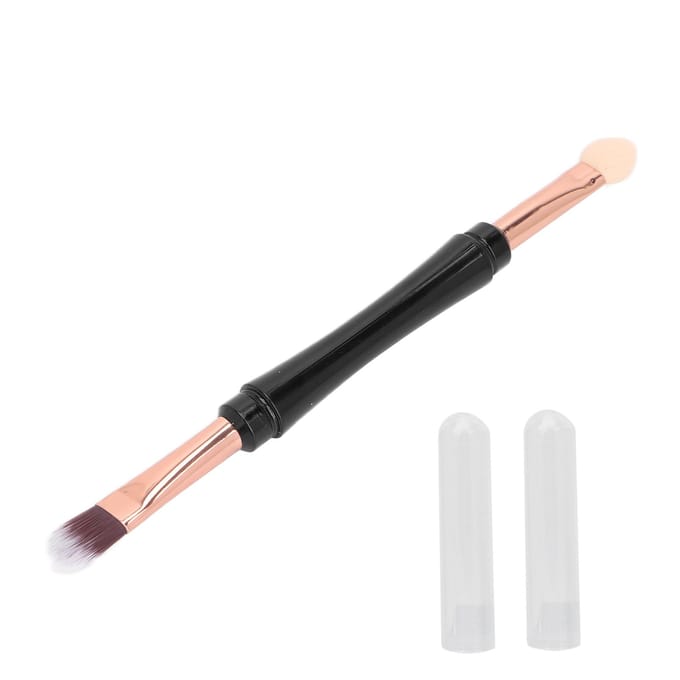 Oogschaduwkwast Dubbelzijdig Professionele Oogmake-up Spons Hoofdkwast voor Beginners Make-up white