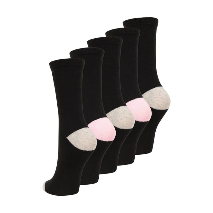 Mountain Warehouse Dames/Dames Geurcontrole Sokken (Set van 5) (Jet Zwart)