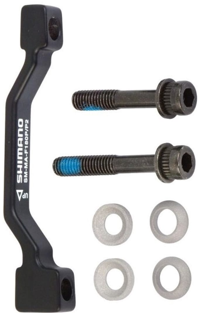Shimano Advanced Remschijfadapter PM140>PM160 - Zwart