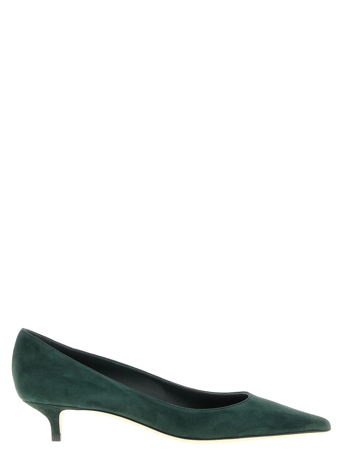 Jimmy Choo Bicolor Leren Middenhak Pumps