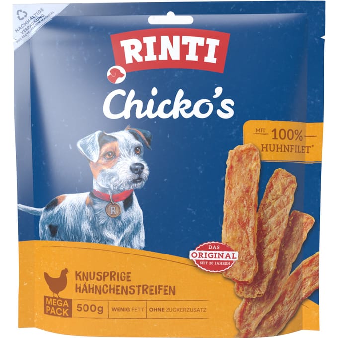 Rinti Chicko Maxi - Hondensnack - 2x500g - Kurkuma