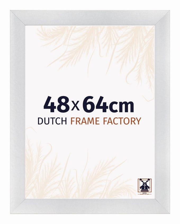 Fotolijst 48x64 cm - MDF - Zilver Mat - Praag