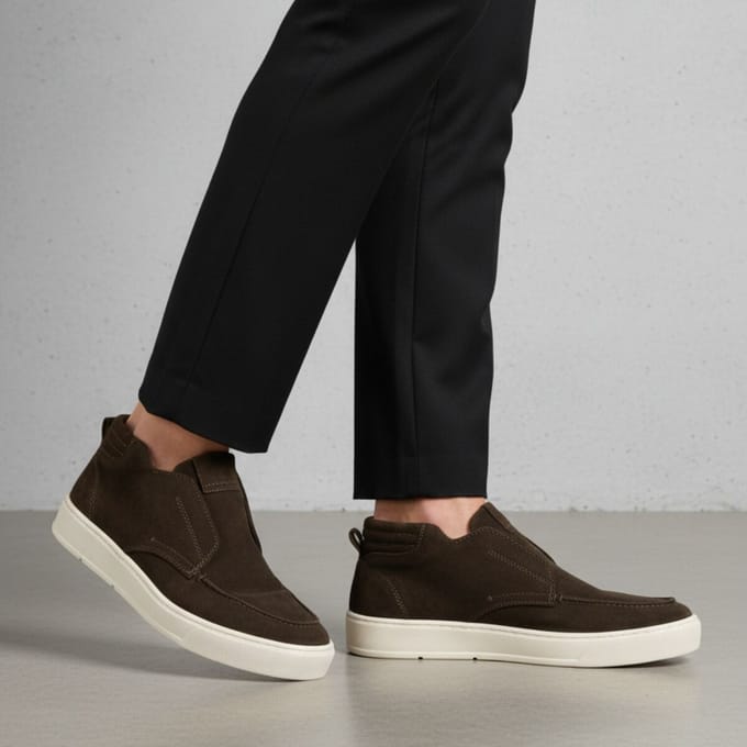 Vertice Instappers bruin Suede - Maat 45