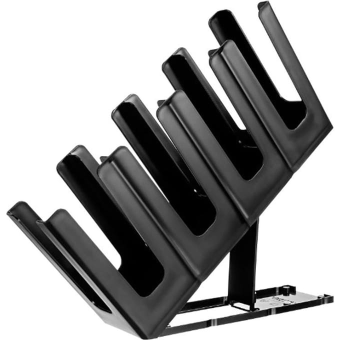 Support de rangement pour gobelets jetables à 4 compartiments, distributeur de gobelets pour eau, lait, thé, café, étagère, présentoir de gobelets en papier polyvalent noir