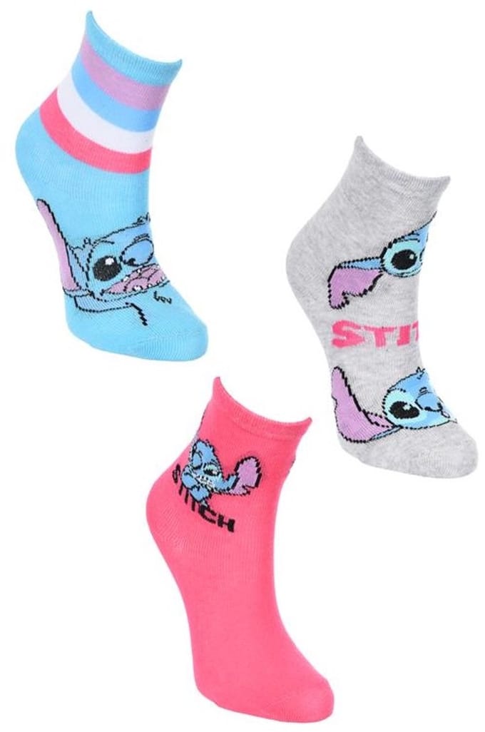 Stitch - sokken Disney Stitch - 3 paar - maat 27/30