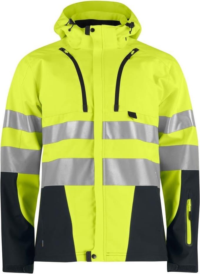 6419 Shell Jacket HV Yellow/Black S