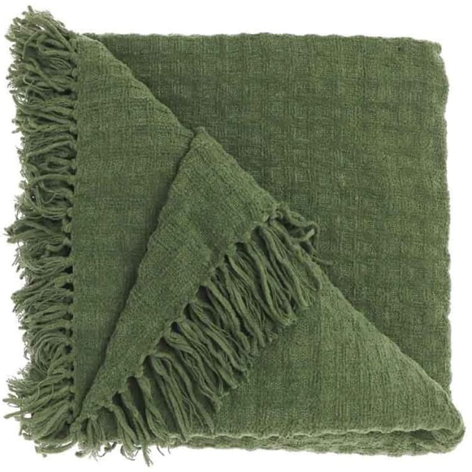 Unique Living - Plaid Verlin Winter Green -130x180cm