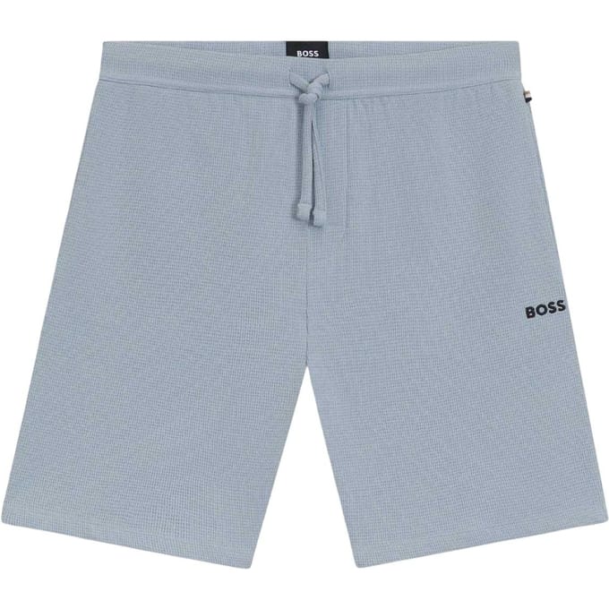 Boss Korte Wafel Pyjama Heren (Blauw)