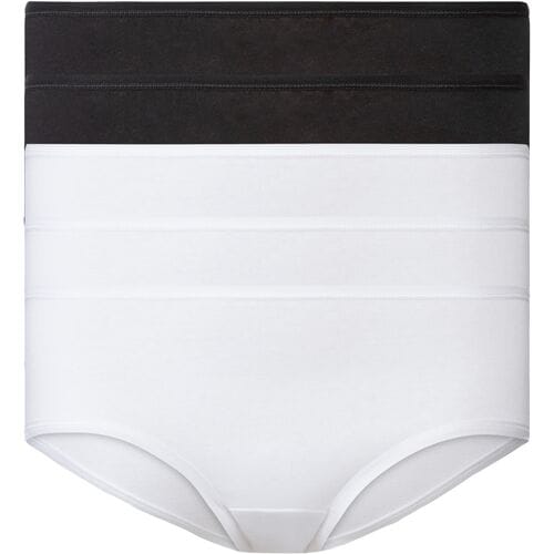 ESMARA 5 dames hipsters (Zwart/wit, S (36/38))