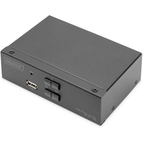 DIGITUS - KVM / audio switch - 2 ports