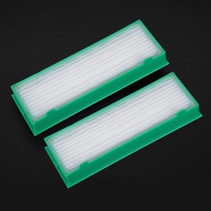 2 STUKS Filter Vervanging Geschikt voor Vorwerk VR200 Robotstofzuiger Accessoires white