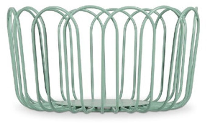 ONA Draadmand 19xH10cm groen Flores