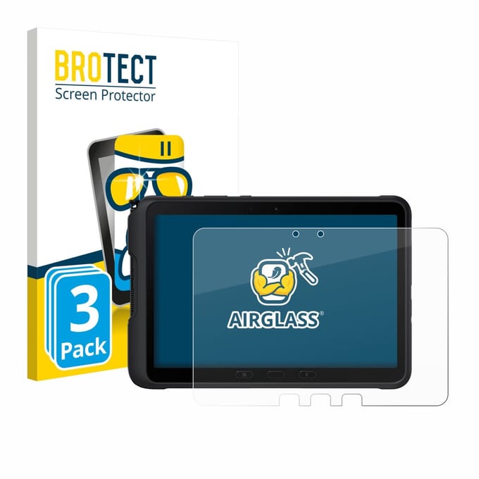 Screenprotector 3 Stuks voor Samsung Galaxy Tab Active 4 Pro Beschermglas transparant