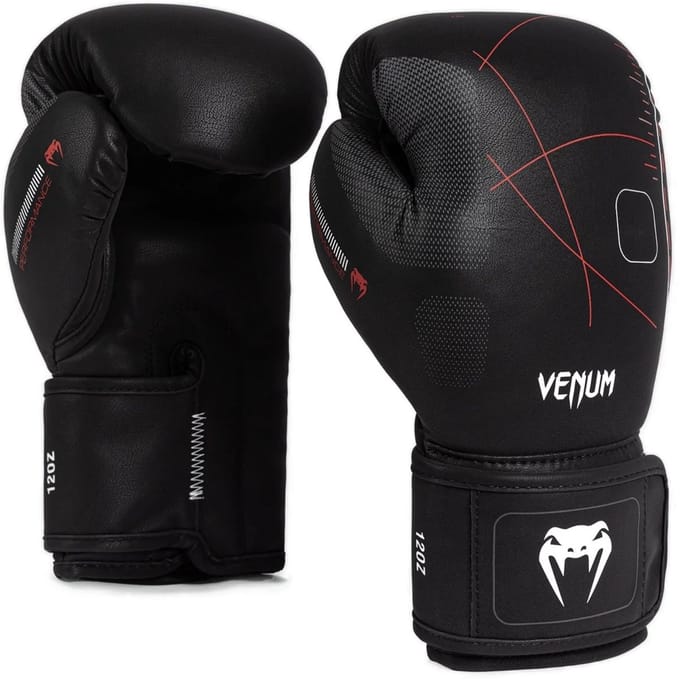 Venum Tactical XT Bokshandschoenen Zwart Vuurrood - 14 OZ