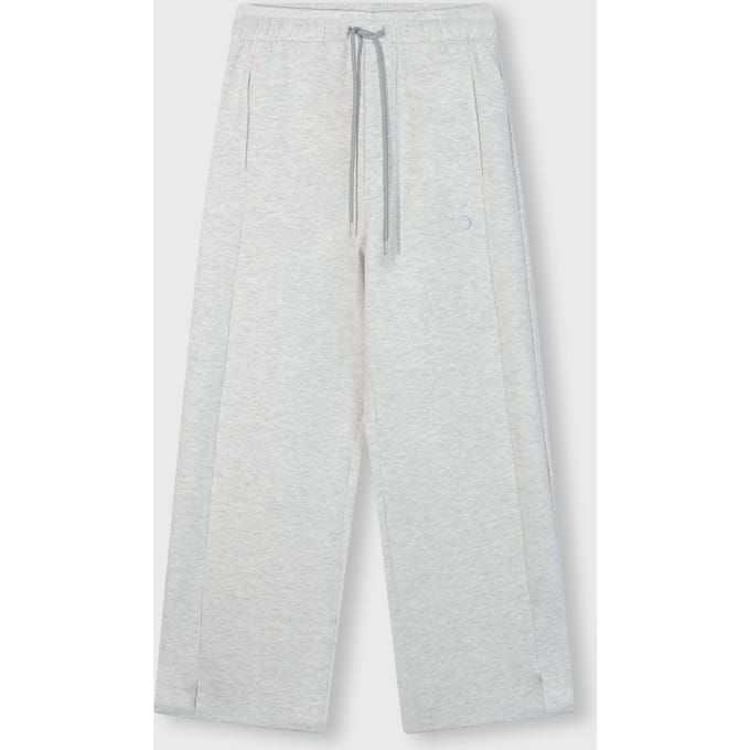 10DAYS Soft Scuba Pants White Grey Melee Größe: 2XL | Jogginghosen Outlet | Damen | Grau