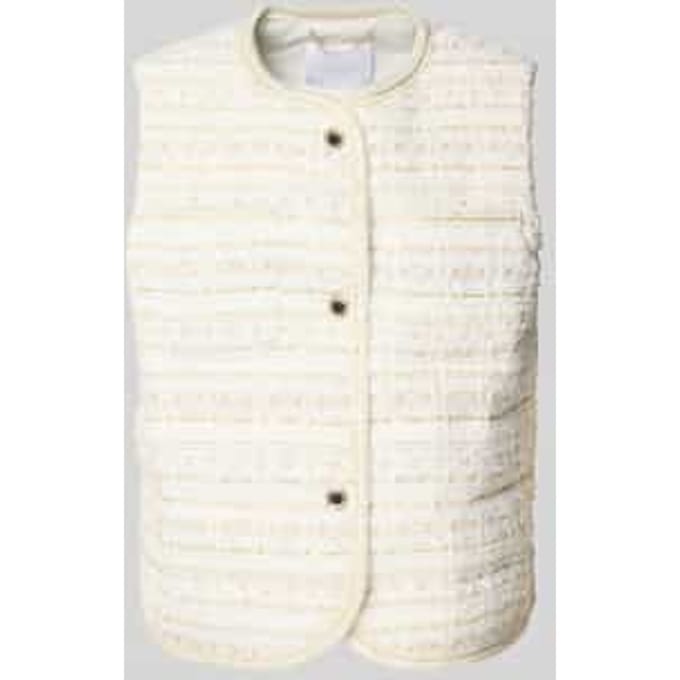 Gilet met ronde hals