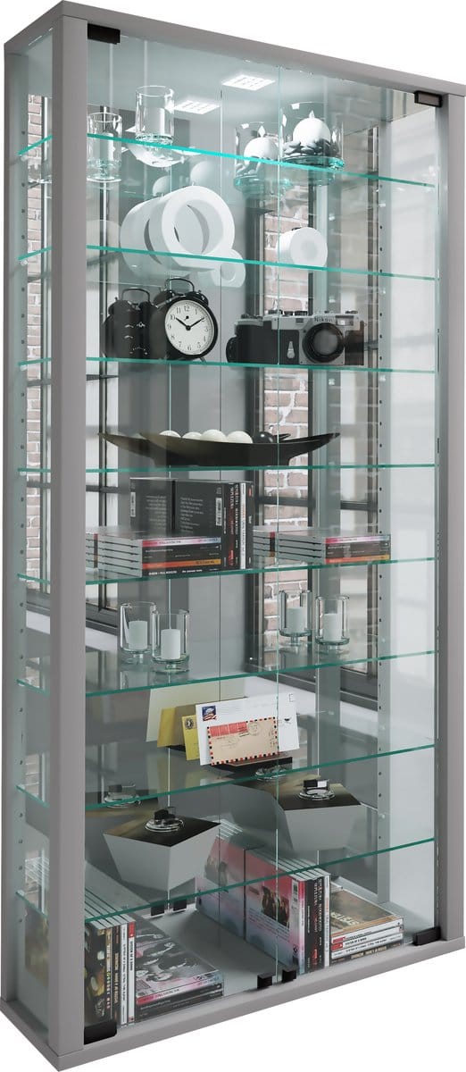 Vitrinekast Hangende vitrinekast Vitrosa Maxi spiegel van glas