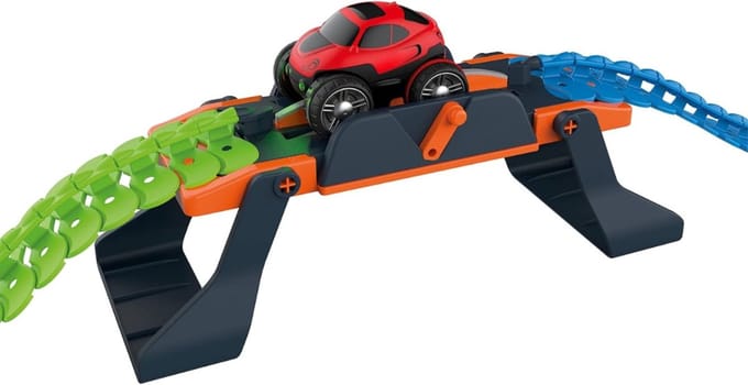 SCH® Racebaan Elektrisch - racebaan - Meerkleurig - ‎38cm x 14cm x 13cm