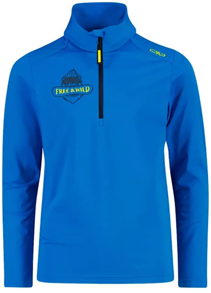 Cmp 35l0594 Sweatshirt Met Halve Rits Blauw 4 Years Jongen