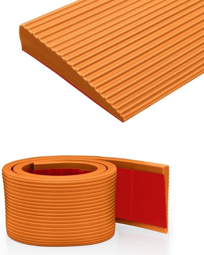 Drempelhelling Rubber Antislip voor Rolstoel Rollator Scooter Kinderwagen