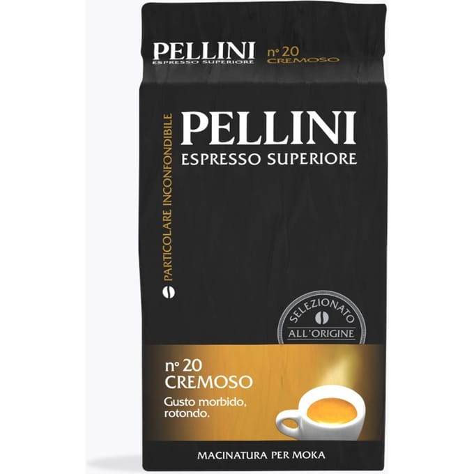 Pellini Cremoso gemalen 250g Mokka & Filter