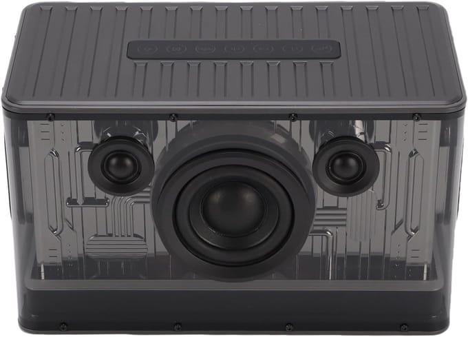 Draagbare Bluetooth Speaker - Draadloze Geluidsbox - Muziek Luisteren Buiten - Met Ingebouwde Klok