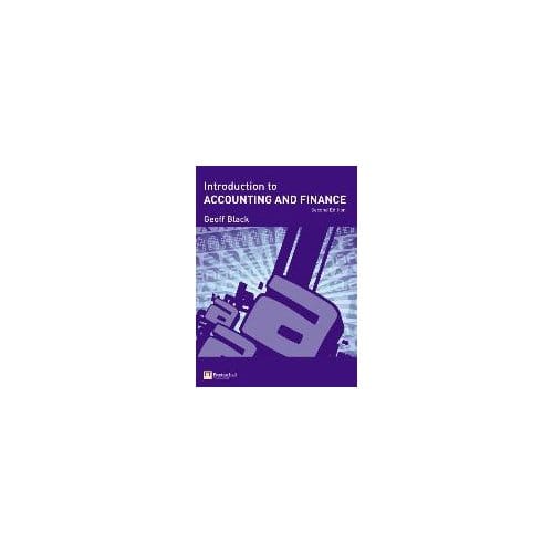 Introduction To Accounting And Finance 2e - Black, Geoff