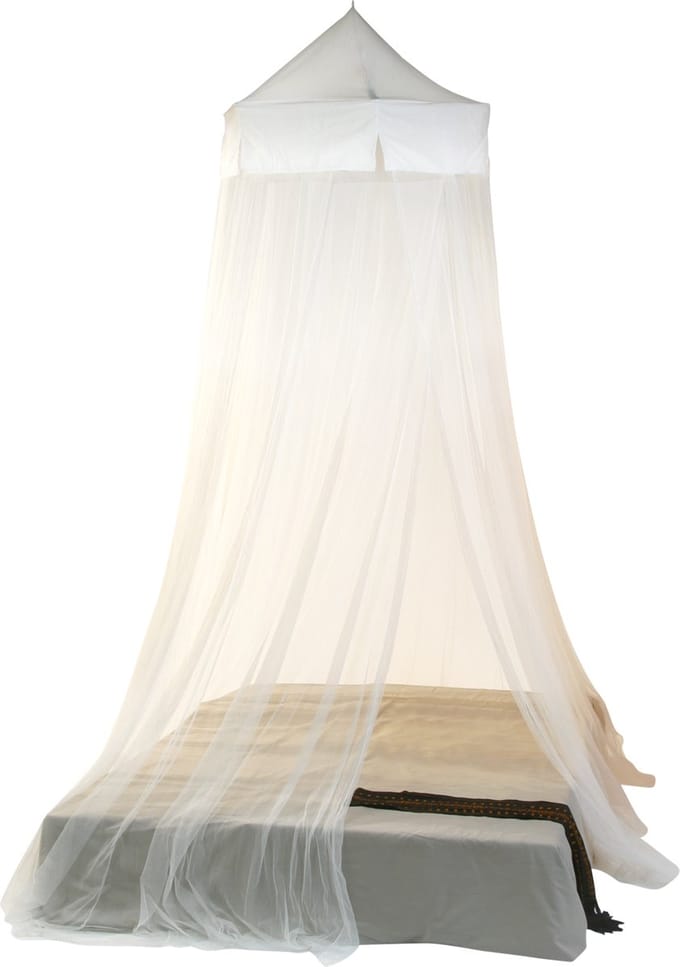 Deconet klamboe Castle XXL - Topframe 90x90cm / 14.Meter Omtrek ECRU 2 pers