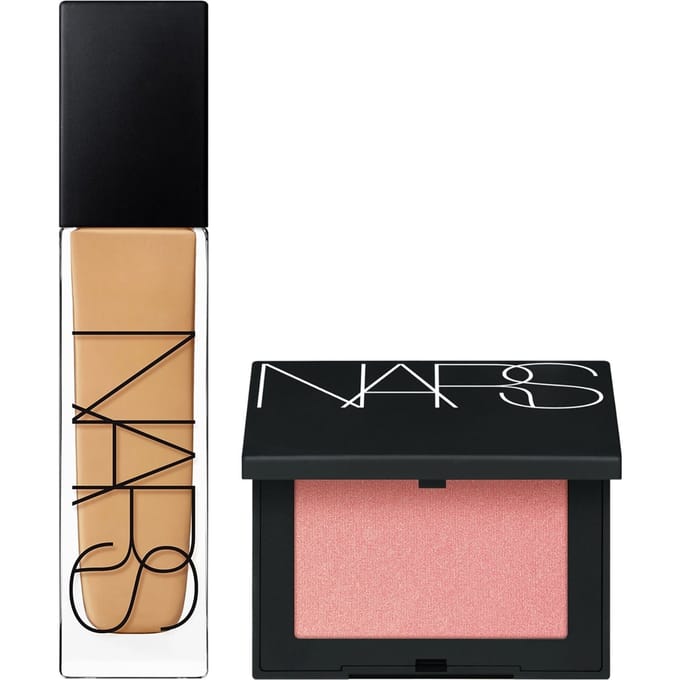 NARS Natural Longwear Foundation 30ml and NARS Blush Orgasm 4.8g Bundle (Various Shades) - Valencia