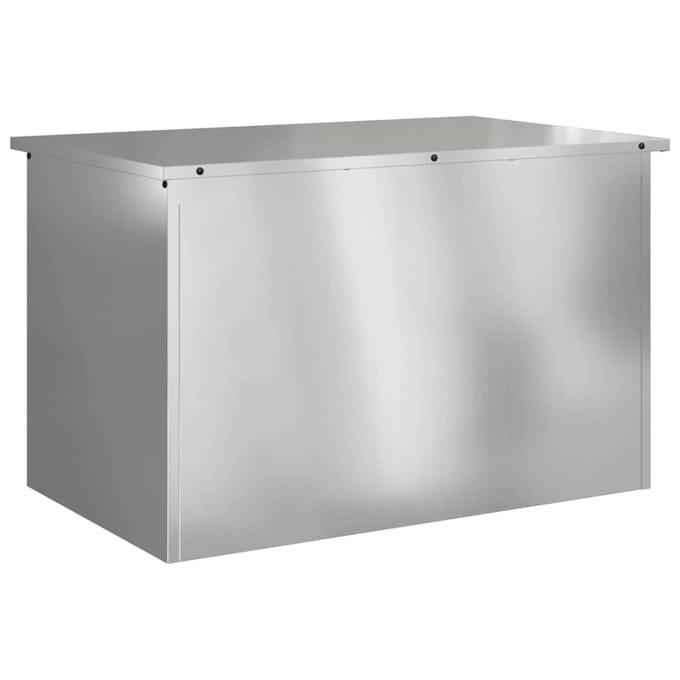 vidaXL Tuinkussenopbergdoos Gegalvaniseerd staal 80 x 50,5 x 50 cm