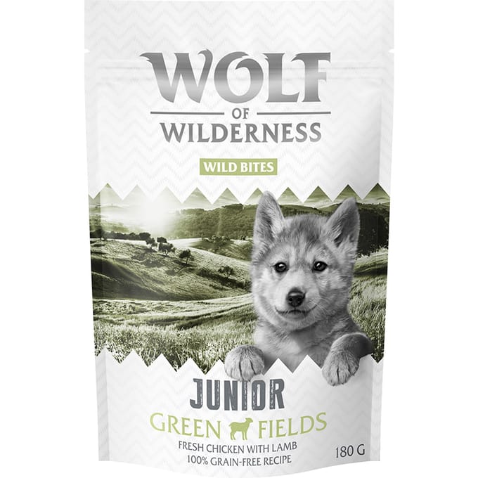 180g Wild Bites Junior Wolf of Wilderness Hondensnacks
