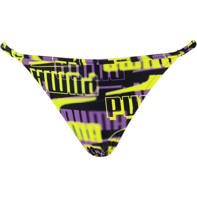 Puma Dames/Dames Repeat Logo Side Tie Bikinibroekje (Zwart)