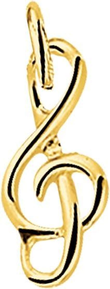 Marie Celeste hanger muzieksleutel - Goud