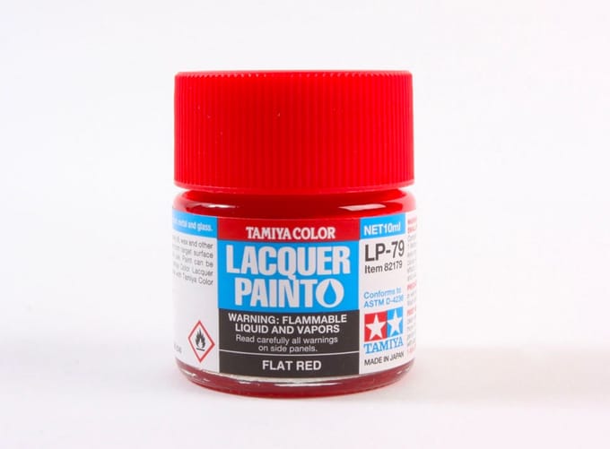 Tamiya Hobbyverf Enamel verf - LP-79 Red - Matt - Lacquer Paint - Verf potje - 10 ml