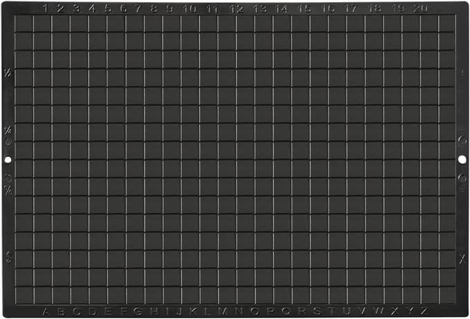 Kunststof schoolbordplank, wit/geruit