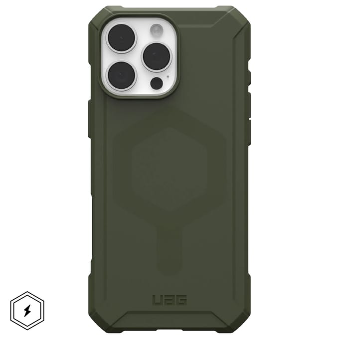 UAG - Essential Armor Mag geschikt voor iPhone 16 Pro Max Hoesje - olive green