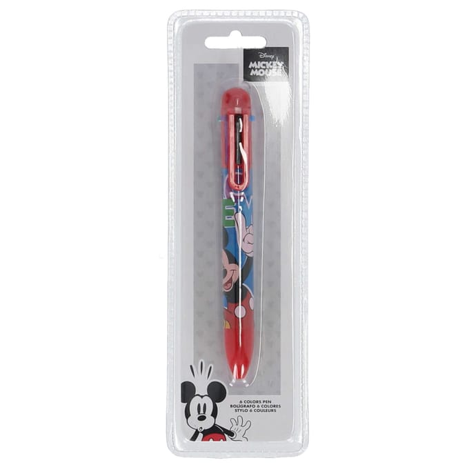 Mickey Mouse 6 Kleuren pen