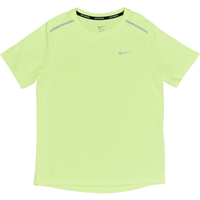 Nike Miler T-shirts Kinder - Geel - Maat 137 - 147 CM - Poly Jersey