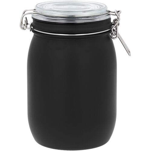 SILVERCREST Voorraadpot 1 L, zwart (Luchtdichte deksel)