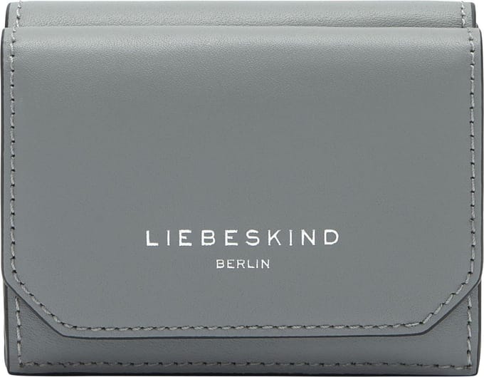 LIEBESKIND BERLIN Portemonnee Lora Calf Optic Lora Purse Wallet Grigio Grijs