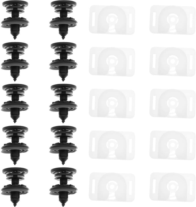 Dailygoods- Deurpaneel Clip Set van 10 - Bevestiging - Compatibel met