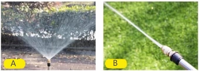 Vernevelingssproeier - Verstelbare sproeikop - Gazon bewatering - 360 graden sproeiing - DN15