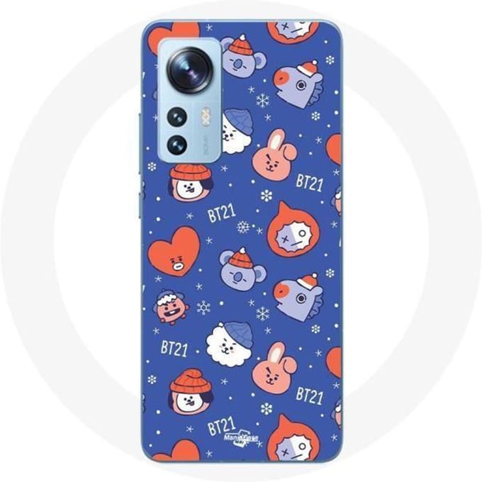 Coque pour Xiaomi Mi 12 / 12X BTS Bangtan Sonyeondan BT21 Noël 2023