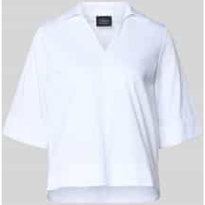 regular fit blouseshirt van katoenmix