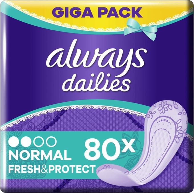 Always Inlegkruisjes Normal 80 stuks